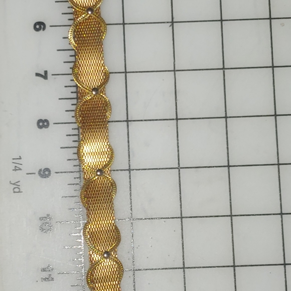 Vintage Christian Dior Mesh Choker Necklace - Picture 7 of 7